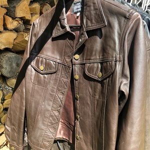 Woman leather jacket